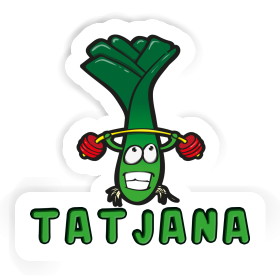 Sticker Tatjana Weight Lifter Gift package Image