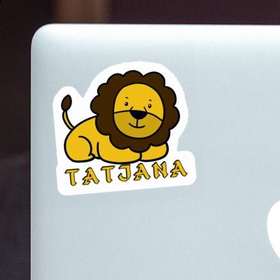 Tatjana Sticker Lion Notebook Image