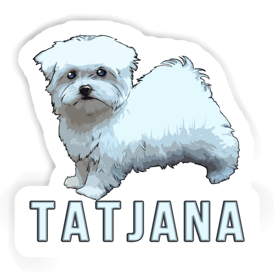 Tatjana Sticker Maltese Image