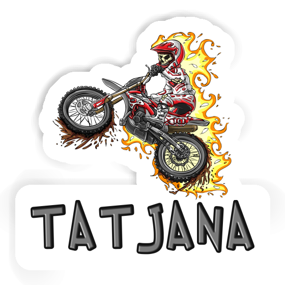 Tatjana Sticker Motocrossfahrer Image