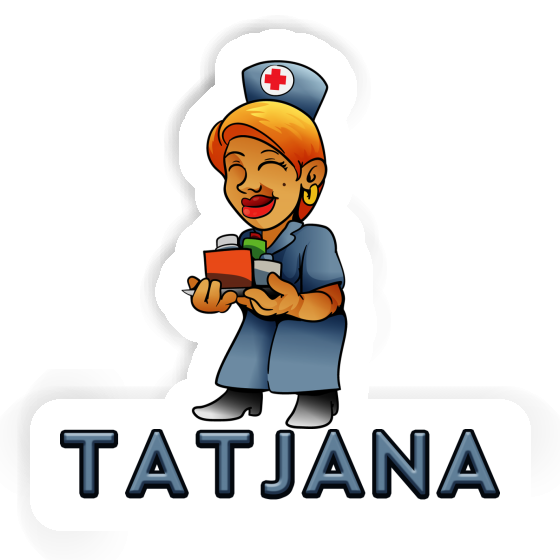 Nurse Sticker Tatjana Laptop Image