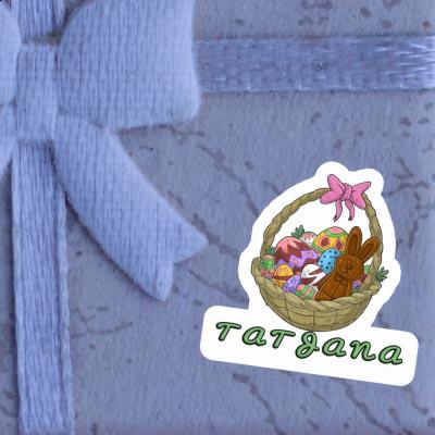 Sticker Tatjana Easter basket Gift package Image