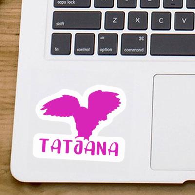 Tatjana Sticker Eule Notebook Image