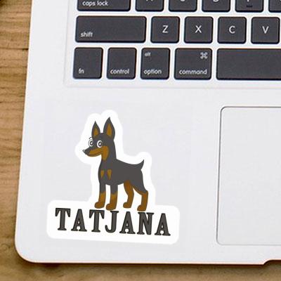 Tatjana Sticker Pinscher Notebook Image