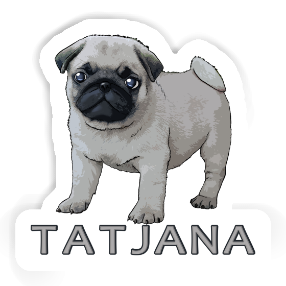 Pug Sticker Tatjana Image