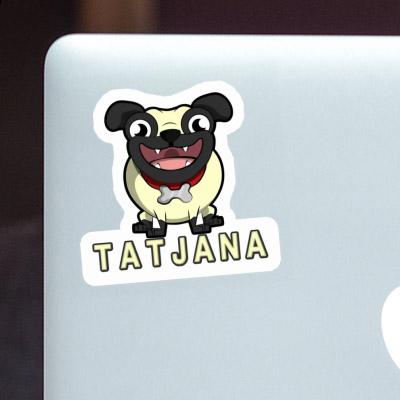 Sticker Pug Tatjana Notebook Image