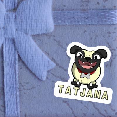 Sticker Pug Tatjana Notebook Image