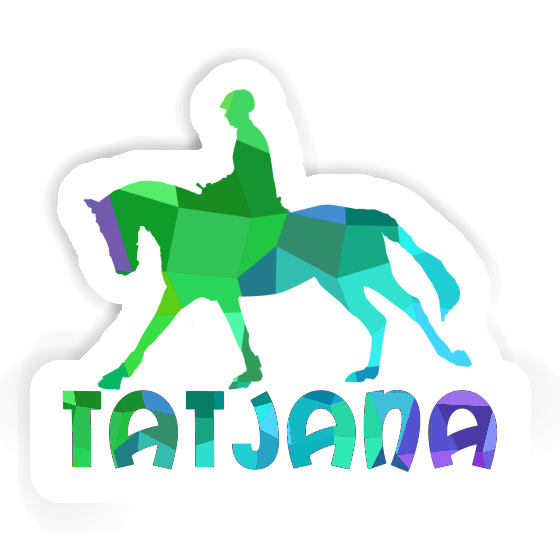 Tatjana Sticker Horse Rider Laptop Image