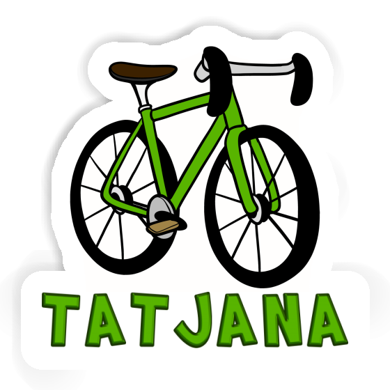 Bicycle Sticker Tatjana Notebook Image