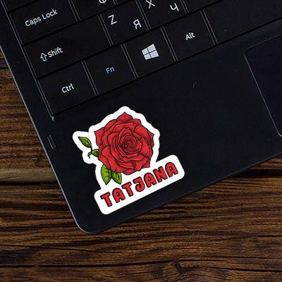 Rose Sticker Tatjana Notebook Image