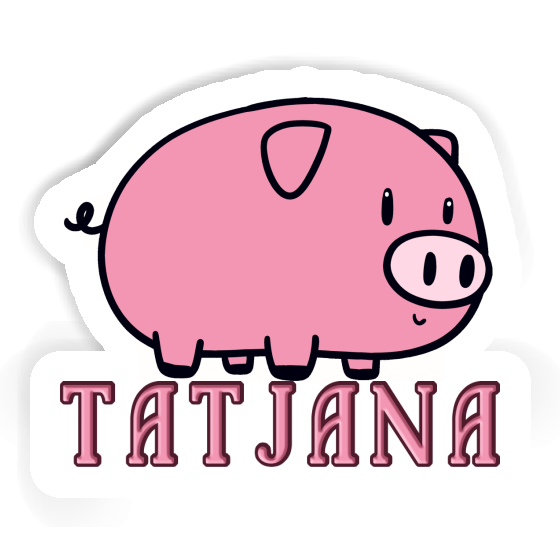 Schwein Sticker Tatjana Image