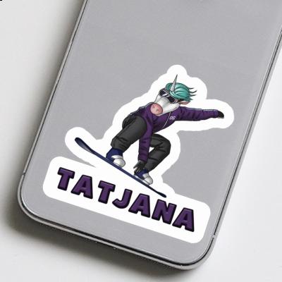 Snowboarder Sticker Tatjana Gift package Image