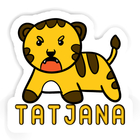 Sticker Tatjana Baby Tiger Gift package Image