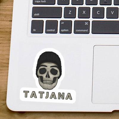 Tatjana Sticker Totenkopf Laptop Image