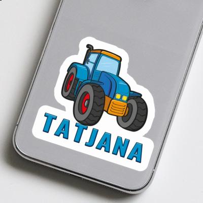 Tatjana Sticker Tractor Notebook Image