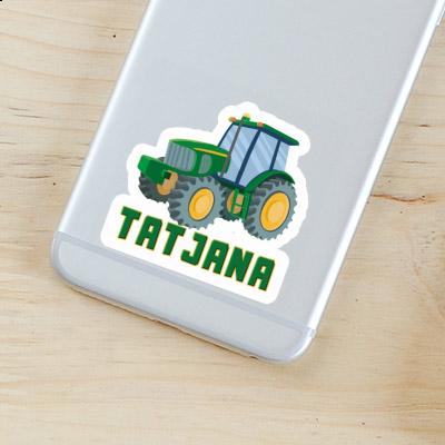 Sticker Tatjana Traktor Notebook Image