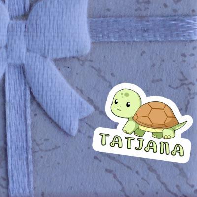 Turtle Sticker Tatjana Laptop Image