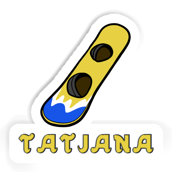 Sticker Tatjana Wakeboard Laptop Image