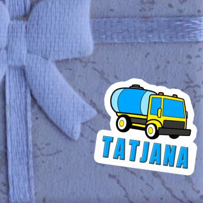 Tatjana Autocollant Camion d'eau Notebook Image