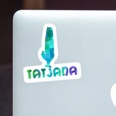 Tatjana Sticker Windsurfer Laptop Image