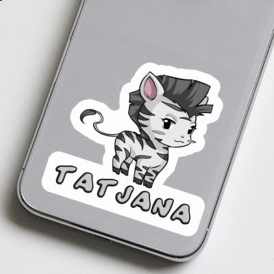 Sticker Tatjana Zebra Gift package Image