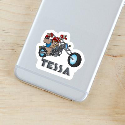 Sticker Tessa Biker Notebook Image