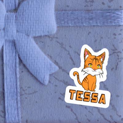Autocollant Chat Tessa Notebook Image