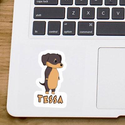 Dachshund Sticker Tessa Dachshund Sticker Tessa Image