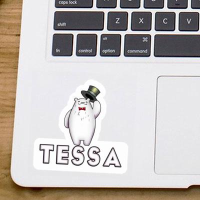 Tessa Aufkleber Eisbär Notebook Image