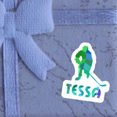 Joueur de hockey Autocollant Tessa Gift package Image