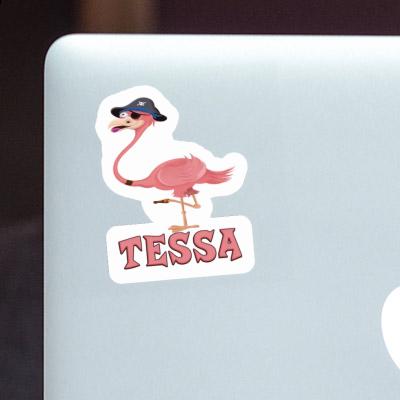 Aufkleber Tessa Flamingo Gift package Image