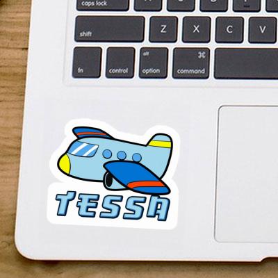 Tessa Sticker Airplane Image