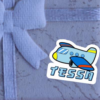 Tessa Sticker Airplane Gift package Image
