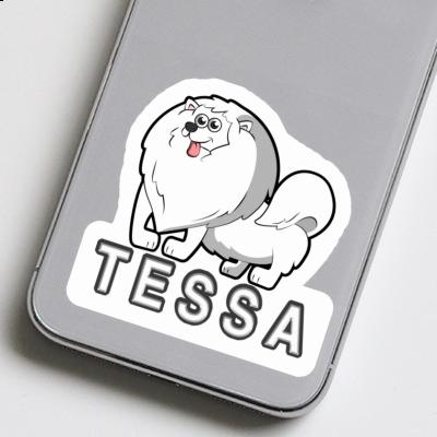Tessa Autocollant Spitz allemand Tessa Autocollant Spitz allemand Image