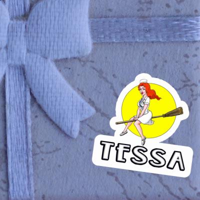 Tessa Autocollant Infirmière Notebook Image