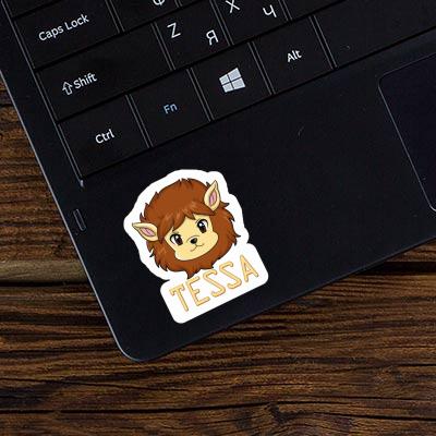 Lion Sticker Tessa Laptop Image