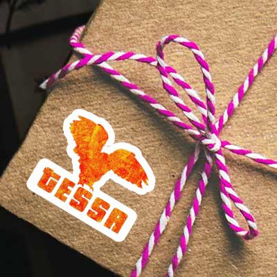 Autocollant Hibou Tessa Image