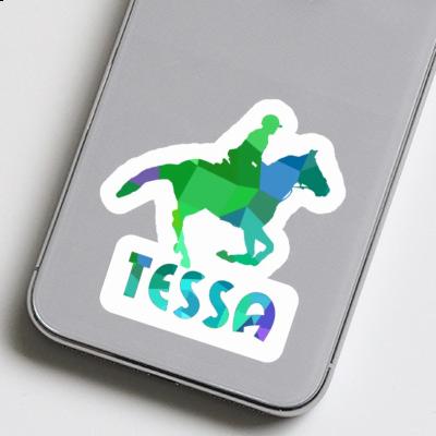 Tessa Autocollant Cavalière Notebook Image