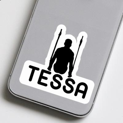 Tessa Autocollant Gymnaste aux anneaux Notebook Image