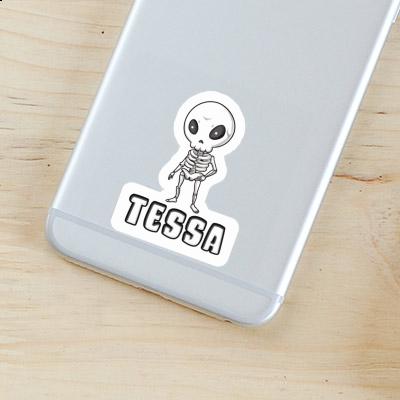 Aufkleber Alien Tessa Notebook Image
