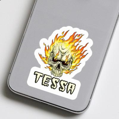Sticker Totenkopf Tessa Laptop Image