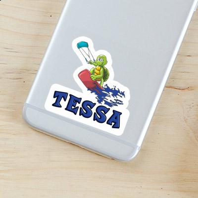 Kitesurfer Sticker Tessa Notebook Image