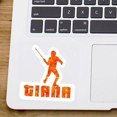 Fencer Sticker Tiana Notebook Fencer Sticker Tiana Notebook Image