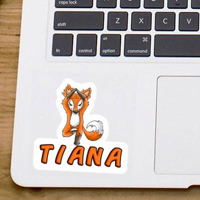 Autocollant Yoga Renard Tiana Autocollant Yoga Renard Tiana Image