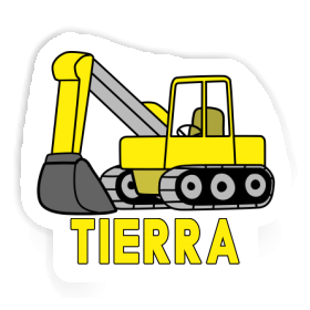 Sticker Excavator Tierra Image