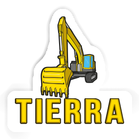 Sticker Tierra Excavator Image