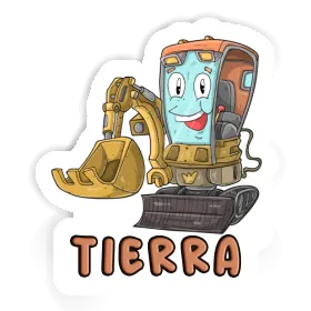 Sticker Tierra Excavator Image