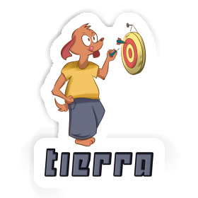 Tierra Aufkleber Dartspieler Image