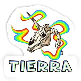 Autocollant Tierra Crâne de licorne Image
