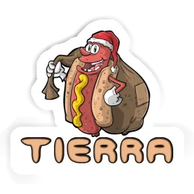 Sticker Hot Dog Tierra Image